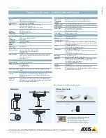 Предварительный просмотр 2 страницы Axis Axis 210A Specifications