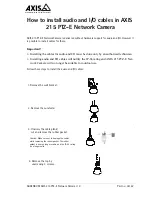 Preview for 1 page of Axis AXIS 215 PTZ-E How To Install