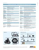 Предварительный просмотр 2 страницы Axis Axis 216FD Specifications