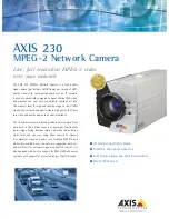 Axis AXIS 230 Specifications preview