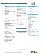 Preview for 2 page of Axis AXIS 230 Specifications