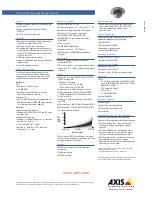 Предварительный просмотр 2 страницы Axis AXIS 232D Specifications
