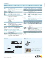 Предварительный просмотр 2 страницы Axis AXIS 243Q Blade Datasheet