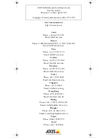 Preview for 11 page of Axis AXIS 560 Quick Installation Manual