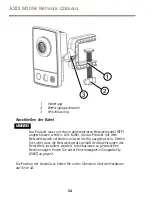 Предварительный просмотр 54 страницы Axis AXIS M1054 Installation Manual