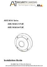 Предварительный просмотр 1 страницы Axis AXIS M3057-PLVE Installation Manual