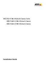 Предварительный просмотр 1 страницы Axis AXIS P32-V Mk II Series Installation Manual