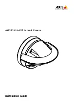 Предварительный просмотр 1 страницы Axis AXIS P3235-LVE Installation Manual