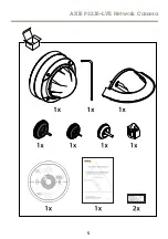 Предварительный просмотр 5 страницы Axis AXIS P3235-LVE Installation Manual