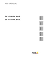 Preview for 1 page of Axis AXIS T95A00 Installation Manual