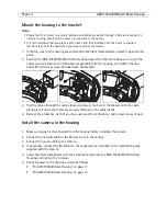 Preview for 10 page of Axis AXIS T95A00 Installation Manual