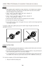 Предварительный просмотр 18 страницы Axis AXIS T98A15-VE Installation Manual