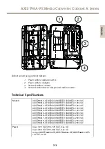 Предварительный просмотр 23 страницы Axis AXIS T98A15-VE Installation Manual