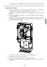 Предварительный просмотр 37 страницы Axis AXIS T98A15-VE Installation Manual