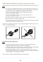 Предварительный просмотр 40 страницы Axis AXIS T98A15-VE Installation Manual