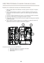 Предварительный просмотр 44 страницы Axis AXIS T98A15-VE Installation Manual