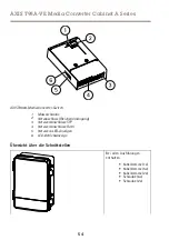 Предварительный просмотр 54 страницы Axis AXIS T98A15-VE Installation Manual