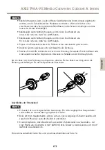 Предварительный просмотр 63 страницы Axis AXIS T98A15-VE Installation Manual