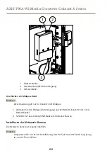 Предварительный просмотр 66 страницы Axis AXIS T98A15-VE Installation Manual