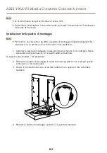 Предварительный просмотр 82 страницы Axis AXIS T98A15-VE Installation Manual