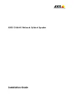 Axis C1004-E Installation Manual предпросмотр