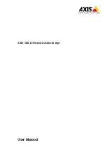 Axis C8033 User Manual preview