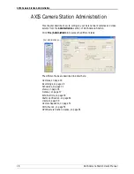 Preview for 18 page of Axis CAMERA RECORDER 1.1 User Manual