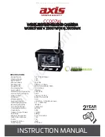 Предварительный просмотр 1 страницы Axis CC007W Instruction Manual