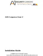 Предварительный просмотр 1 страницы Axis Companion Dome V Installation Manual