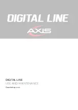 Предварительный просмотр 17 страницы Axis DIGITAL LINE L06DUS Installation And Use Manual