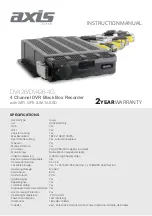 Axis DV426 Instruction Manual предпросмотр