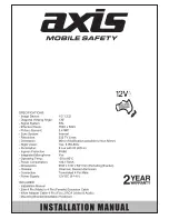 Axis ECC80 Instruction Manual предпросмотр