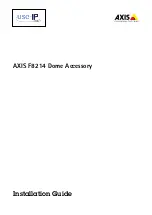 Axis F8214 Installation Manual предпросмотр