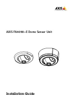 Axis FA4090-E Installation Manual предпросмотр