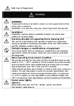 Preview for 3 page of Axis FC-29W Installation Instructions And Owner'S Manuals