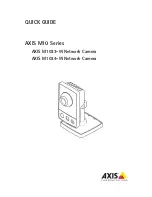 Axis M1033-W Quick Manual предпросмотр