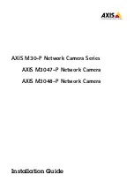 Axis M30-P Series Installation Manual предпросмотр