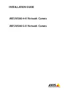 Preview for 1 page of Axis M3004-V Installation Manual