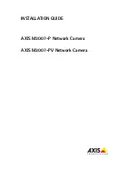 Axis M3007-P Installation Manual preview
