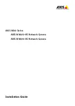 Preview for 1 page of Axis M3026-VE Installation Manual