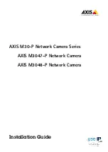 Предварительный просмотр 1 страницы Axis M3047-P Installation Manual