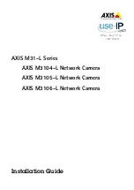 Axis M31-L SERIES Installation Manual preview