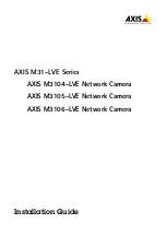 Axis M31-LVE Series Installation Manual preview