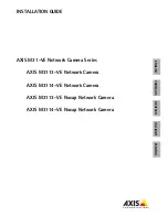 Axis M31-VE Series Installation Manual предпросмотр