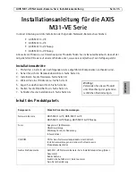 Предварительный просмотр 35 страницы Axis M31-VE Series Installation Manual