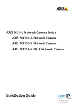 Preview for 1 page of Axis M3104-L Installation Manual