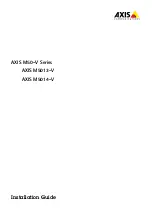 Предварительный просмотр 1 страницы Axis M50-V Series Installation Manual