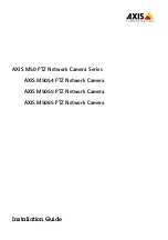 Preview for 1 page of Axis M5054 Installation Manual