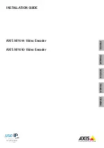 Axis M7010 Installation Manual preview