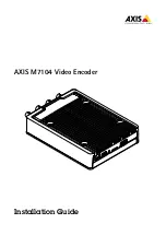 Axis M7104 Installation Manual preview